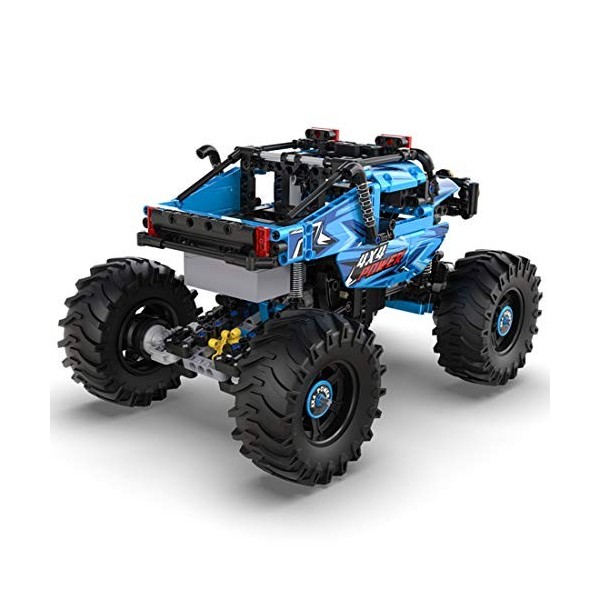 queek Technic Bloc de Construction Voiture, Voiture Tout-Terrain, 699 Pièces, Jeu de Construction Voiture avec RC Télécommand