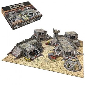 Battle Systems Sci-FI Terrain - Terrain Spatial 3D modulaire de 28 mm - Parfait pour Les Jeux de Guerre et Les Jeux de rôle -