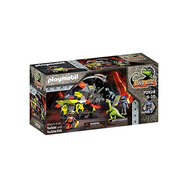 Playmobil 70928 Robo-Dino de Combat - Dino Rise - Dino Rise - Dinosaure Comet Corp