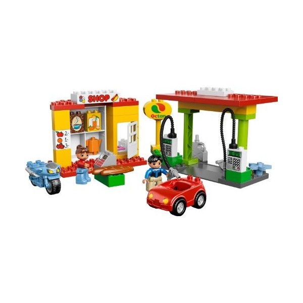 LEGO DUPLO LEGOville - 6171 - Jouet de Premier Âge - La Station-Service