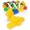 Zebrix Lot de 50 blocs de construction XXL - 4 couleurs - Grands blocs de construction en rouge, vert, bleu et jaune - 50 pi
