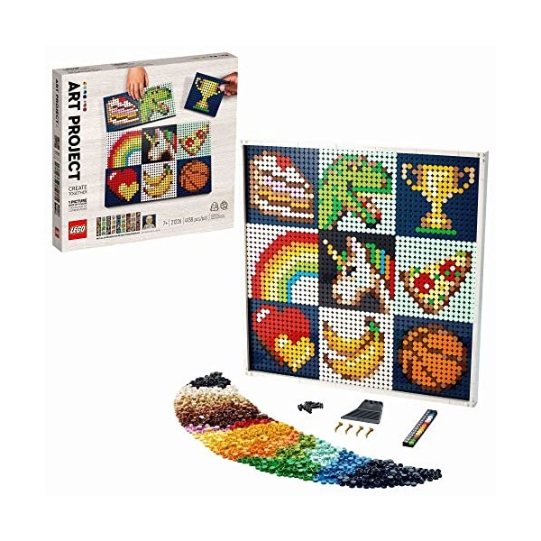 LEGO Art 21226 Kit de construction Art Project – Créer ensemble – Une excellente opportunité créative pour faire des décorati