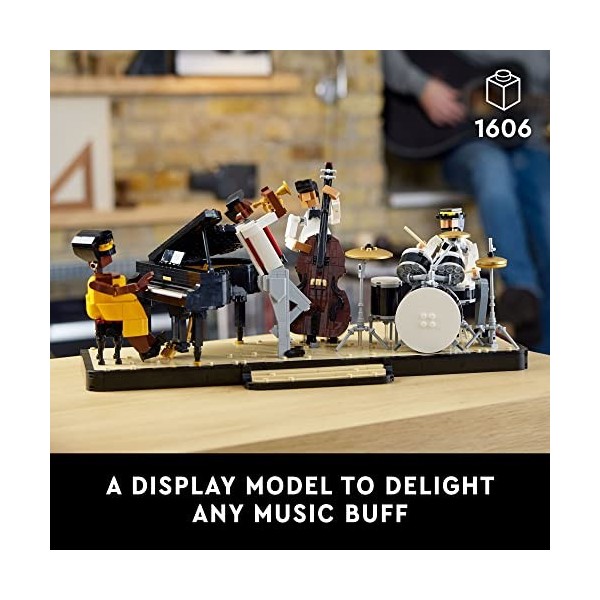 LEGO Ideas Jazz Quartet 21334 Kit de construction Modèle à construire pour adultes passionnés de musique 1606 pièces