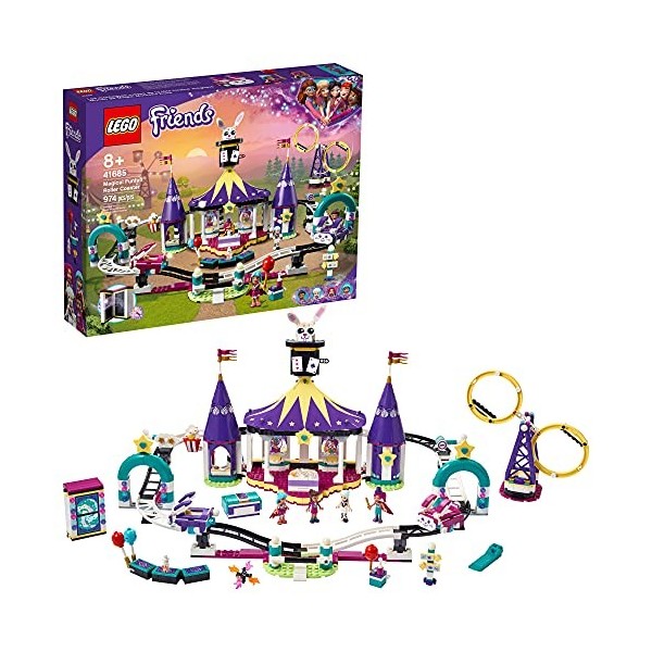 LEGO Friends Magical Funfair Roller Coaster 41685 Building Kit. Pretend Playset for Kids Who Love Theme Park Toys. New 2021 