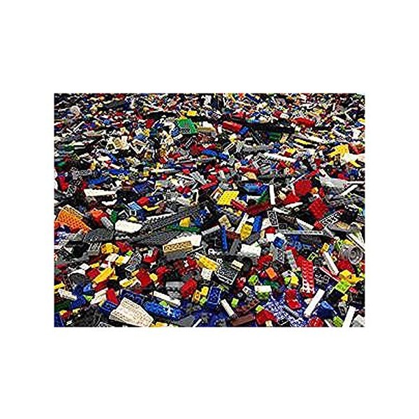 LEGO Lot en vrac de 5 à 6 livres Divers blocs, pièces et pièces!