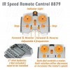 Habow 45pcs Power-Function Technic-Parts Kit M/L/XL/Servo/Train-Motor IR Speed Remote Control Battery Box Récepteur IR Extens