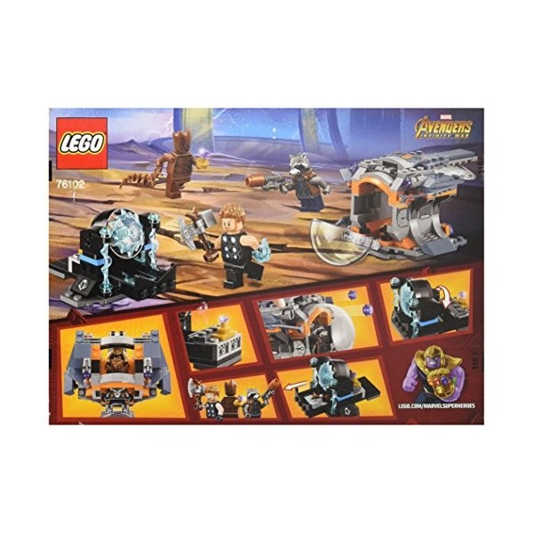 Lego Marvel Super Héros Avengers?: Infinity War Thor pour Arme Quest 76102 Construction Kit 223 pièces 
