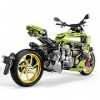SuicRa Pièces de Technologie créative 3D de Haute qualité, Groupe mécanique, modèle de Moto Diable Vert, Blocs de Constructio