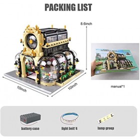 Kit De Blocs De Construction De La Maison Technologique, Modèle De Construction De Vue De La Rue De MOC Jardin Botanique, 214