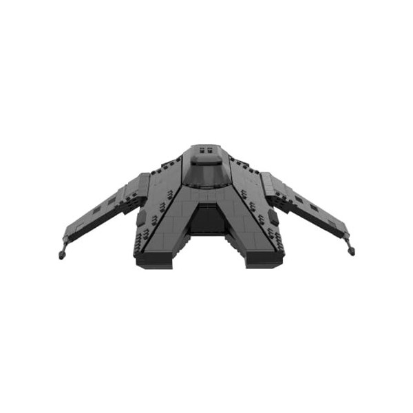 Fabroz Modèle de vaisseau spatial technique - 703 pièces - Navette Sci-fi - Modèle MOC - Jeu de blocs de serrage - Jouet comp