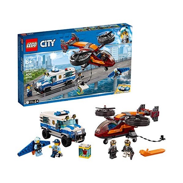 Lego City Sky Police Diamanten Raubüberfall 60209 Bauset, Neu 2019 400 Teile 