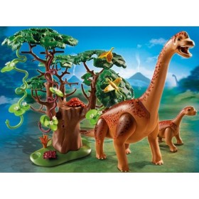 Playmobil - 5231 - Jeu de Construction - Brachiosaure et son Petit