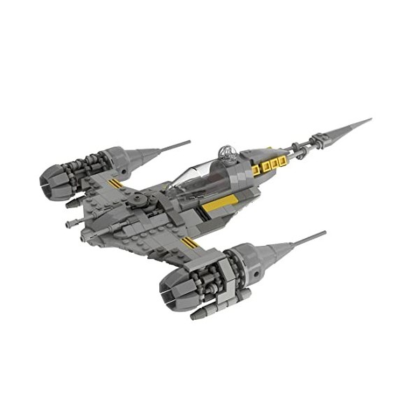 YANYUESHOP Technic Spaceship Building Set, 537Pcs MOC-104471 J-Type Diplomatic Barge v2 Sci-FI Warship, Spaceship Toy Compati