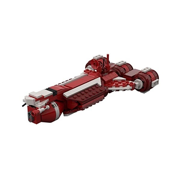YANYUESHOP Technic Spaceship Building Set, 537Pcs MOC-104471 J-Type Diplomatic Barge v2 Sci-FI Warship, Spaceship Toy Compati