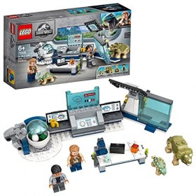 LEGO 75939 Jurassic World Le labo de Dr WU : lévasion des bébés Dinosaures, Jouet Enfants 6 Ans avec Figurine Tricératops