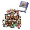 YOHOU Kit de construction modulaire, 2506 pièces architecture de café de Noël, modèle de blocs de construction, jouet de cons