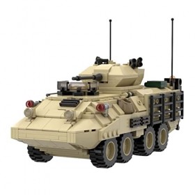 Sunery Technic Transporteur de Char Jeu de Construction,Blocs de Construction Camion Militaire,529pièces Voiture Militaire En