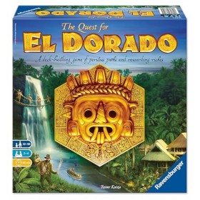 Ravensburger- El Dorado - Jeu de stratégie famille - Jeu de plateau deckbuilding - 2 à 4 joueur dès 10 ans - version anglaise
