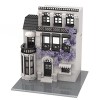 Seizefun Scène de Rue Européenne Fleur Romantique St 1 Architecture Modèle Brique Compatible avec Lego, MOC DIY Construction 