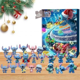 Calendrier de lAvent des jouets de Noël 2023 | Calendrier de l’Avent figurine de dessin animé | Compte à rebours de noël ave