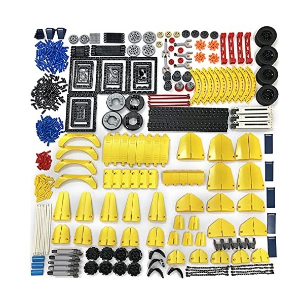 MBKE Technic Lot de 700 pièces de rechange pour bloc de construction Lego Compatible avec les pièces Lego Technic