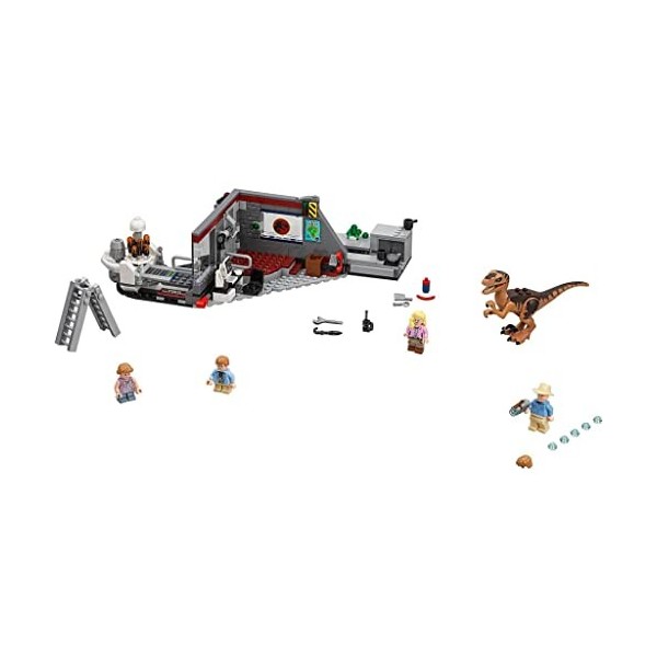 LEGO Jurassic World Jagd sur Le Vélociraptor 75932 Dinosaures