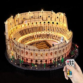 ZJJ Kit déclairage à LED avec télécommande Compatible avec Le modèle de Bloc de bâtiment Lego 10276, pour la clé USB de Joue