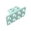 Gobricks GDS-639 Angle Plate 1X2 / 2X4 Holder Compatible with Lego 93274 21731 All Major Brick Brands Toys Building Blocks Te