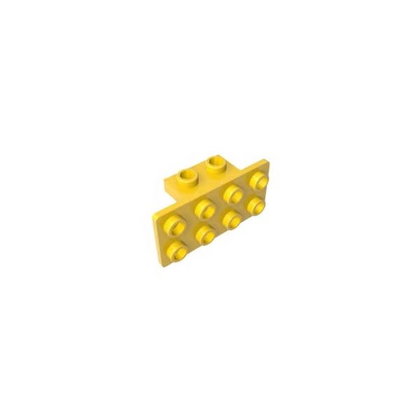 Gobricks GDS-639 Angle Plate 1X2 / 2X4 Holder Compatible with Lego 93274 21731 All Major Brick Brands Toys Building Blocks Te