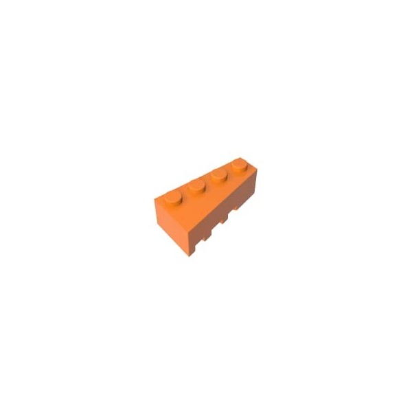 TYCOLE Gobricks GDS-593 Angle - 4x2 Wedge Brick Right Compatible with Lego 41767All Major Brick Brands Toys Building Blocks