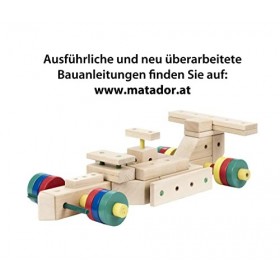 Matador-M263 Jeu de Construction, M263, Bois, Multicolore