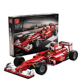 Gedar Technic Modèle de Blocs de Construction de Voiture de Course F1 Super Hanging 1/8, 1698 pièces Technique Ensemble de mo