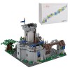 HUAN Jouet de Construction sur Le Château Médiéval Pirate, Jeu de Blocs de Construction DIY 638Pièces MOC-56701, Cadeau Merve