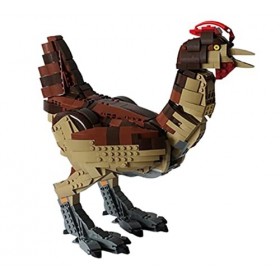 FORTTS Mini Blocs de Construction modèle, Mini Blocs Poulet Bricolage Jouets de Construction for garçons Filles ou Enfants Ca