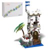 ENWIND Kit darchitecture pirate médiévale, série de maisons modulaires avec thème pirate, compatible avec Lego Architecture 