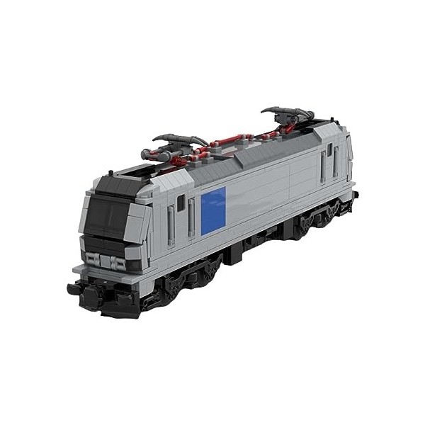 TYFUN Technique Kit de construction de blocs de serrage, 704 pièces, modèle de locomotive rétro MOC Vectron_Railpool, cadeau 