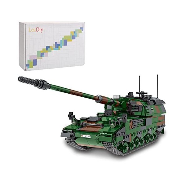 JoyMate Technik WW2 Kit de construction de chars militaires, 1202 pièces et plus, compatible avec Lego Cobi Technic