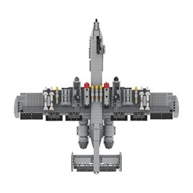 Ensemble De Blocs De Construction 1132Pièces MOC-12091 A10 Thunderbolt II Angriffsflugzeug Nano Micro Blocs De Construction M