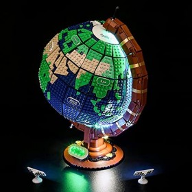 BONOCO Lumière LED Compatible avec Lego 21332 Idées Le modèle de Blocs de Construction du Globe - NE Pas Inclus lensemble de