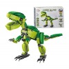 CASAFUNY Dinosaures Blocs Jouets de Construction de Dinosaures [304 pièces] Compatible avec Lego 3-en-1 Figurines Dinosaures 