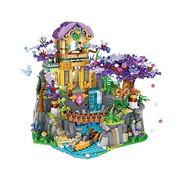 Novaray Maison Kit de construction - 1569 pièces MOC - Temple perdu créatif - Modèle de briques de construction pour enfants 