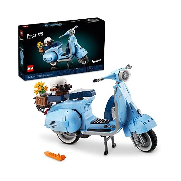 LEGO Vespa 125 10298 Model Building Kit. Build a Detailed Displayable Model of a Vintage Italian Icon with This Building Set 