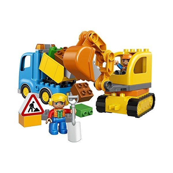 LEGO DUPLO Town 10812 Truck & Tracked Excavator Building Kit 26 Piece by LEGO