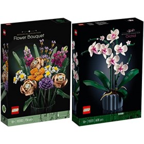 Lego 10311 Orchidée & 10280 Bouquet de fleurs