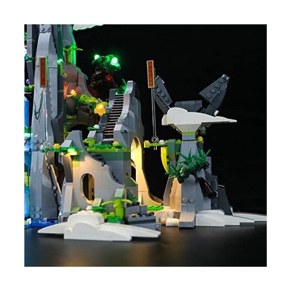 Jeu De Lumières pour Lego 80024 The Legendary Flower Fruit Mountain, Kit De Lumière a LED Compatible avec Lego 80024 Lumineus