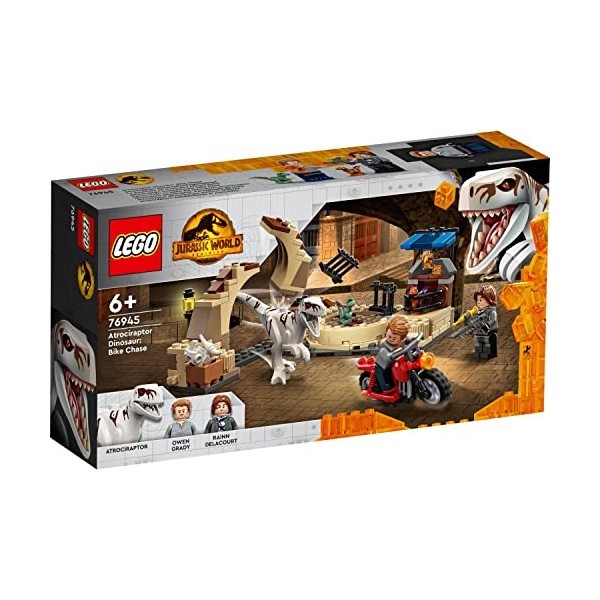 LEGO Jurassic World 76945 Atociraptor Dinosaurus Motorachtervolging