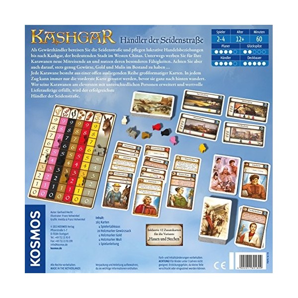 Kosmos 691899 – Kashgar – Distributeur La Route de la Soie, Jeu