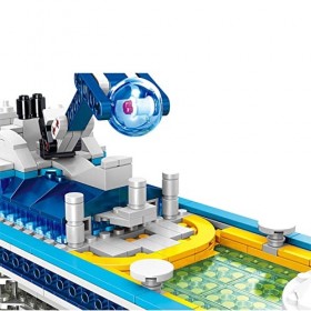 Ensemble de Blocs de Construction Bateau de Croisière Nano Micro Bloc de Construction Bateau Modular Building Ensemble de Jeu