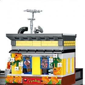 WangSiwe Délicieux Sushi Restaurant Modèle Kit de Construction, 2684 Pièces Blocs de Construction Set Moc Toys