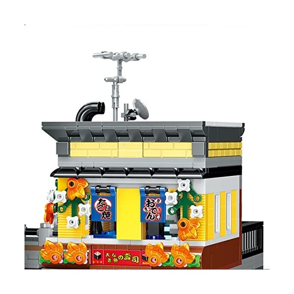 WangSiwe Délicieux Sushi Restaurant Modèle Kit de Construction, 2684 Pièces Blocs de Construction Set Moc Toys
